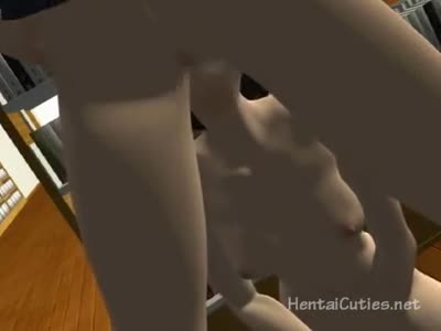 שני  אנימות חולקות זין גדול